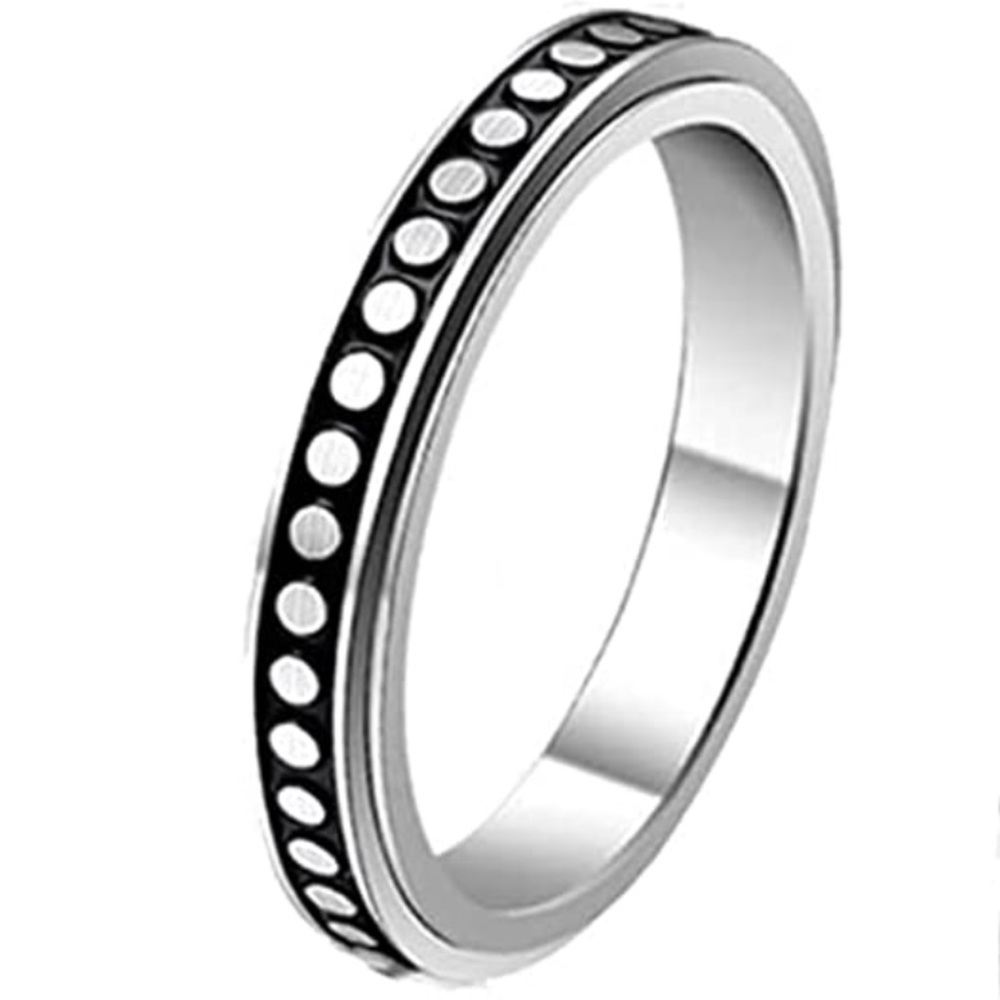 🦋3/$30🦋Stainless steel spinning fidget ring for anxiety & fidgeting size 6